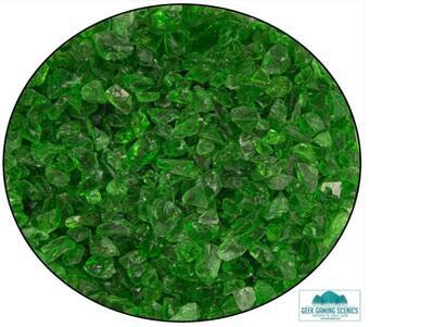 Glass Nuggets 2-4 mm green (230ml)
