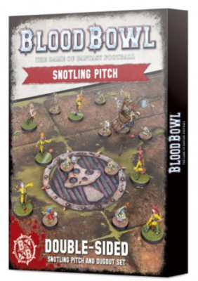 BLOOD BOWL SNOTLING TEAM PITCH & DUGOUTS