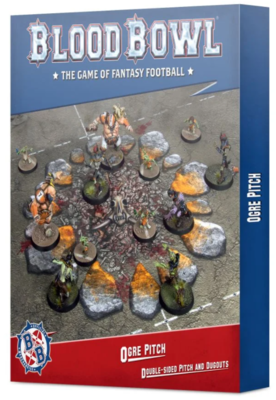 BLOOD BOWL OGRE TEAM PITCH & DUGOUTS
