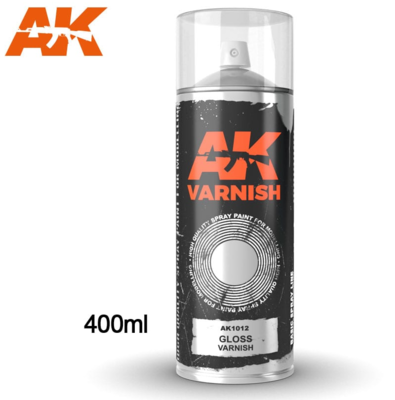 Gloss Varnish - Spray 400ml (Incl. 2 nozzles)