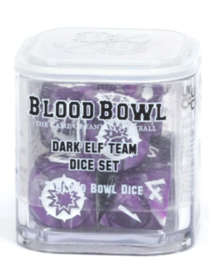 BLOOD BOWL: DARK ELF TEAM DICE SET