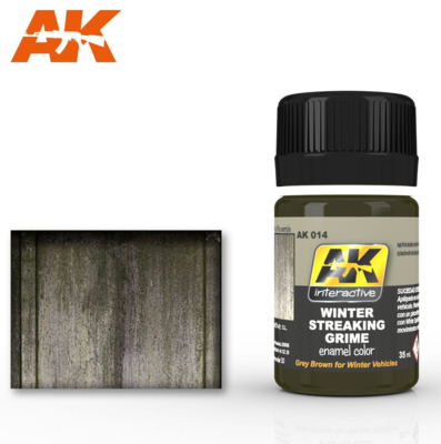 STREAKING GRIME FOR WINTER VEHICLES