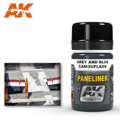 Paneliner for grey and blue camouflage 35ml