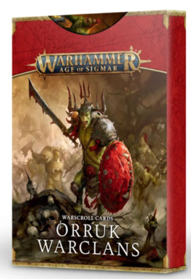 WARSCROLL CARDS: ORRUK WARCLANS (ENG)