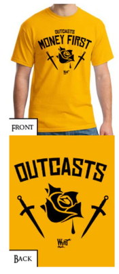 Outcast T-Shirt - XXXL / Gold