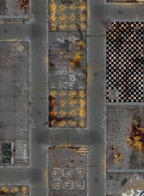 44"x60" Double sided G-Mat: Quarantine and Fallout Zone - 3