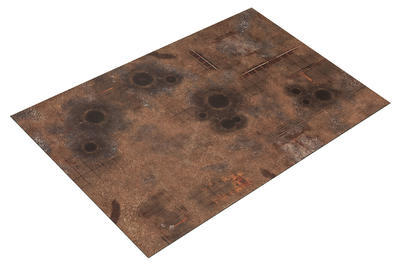 6'x4' Double Sided G-Mat: Quarantine Zone and Fallout Zone - 3